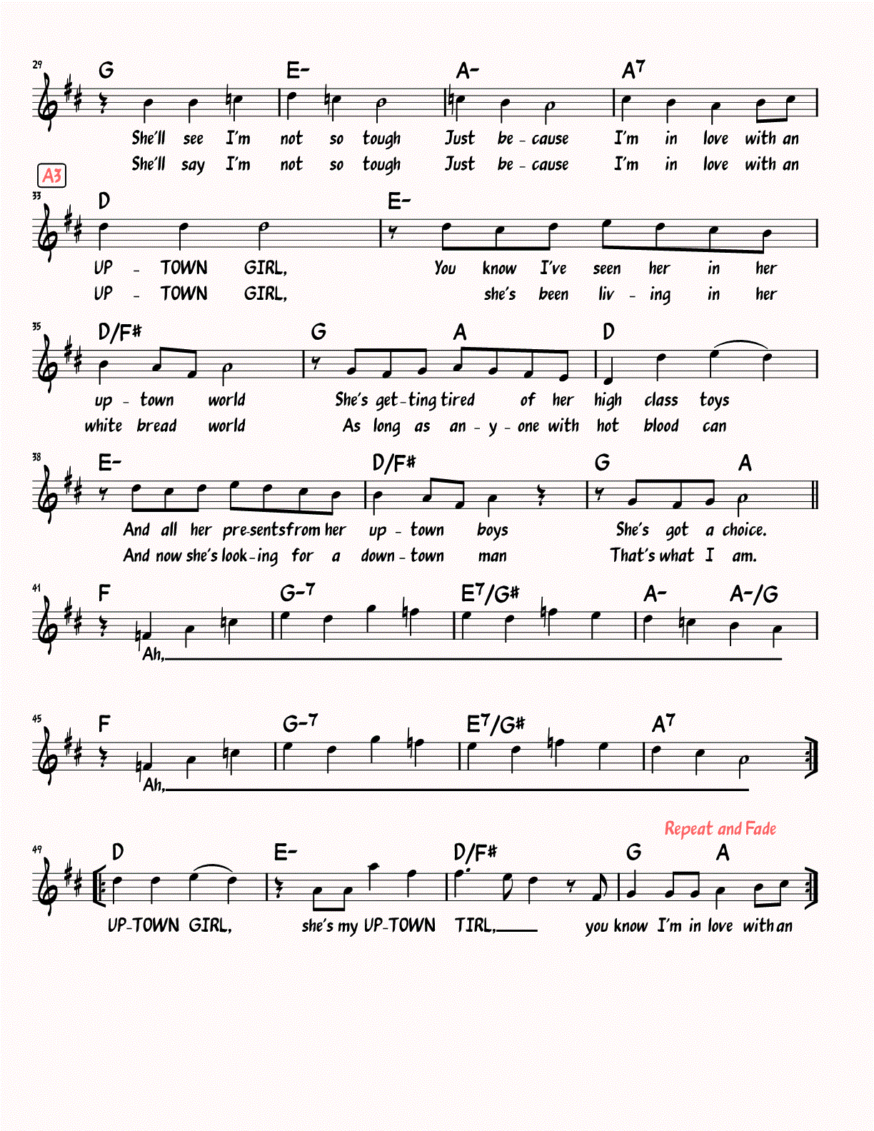 Sheet Music